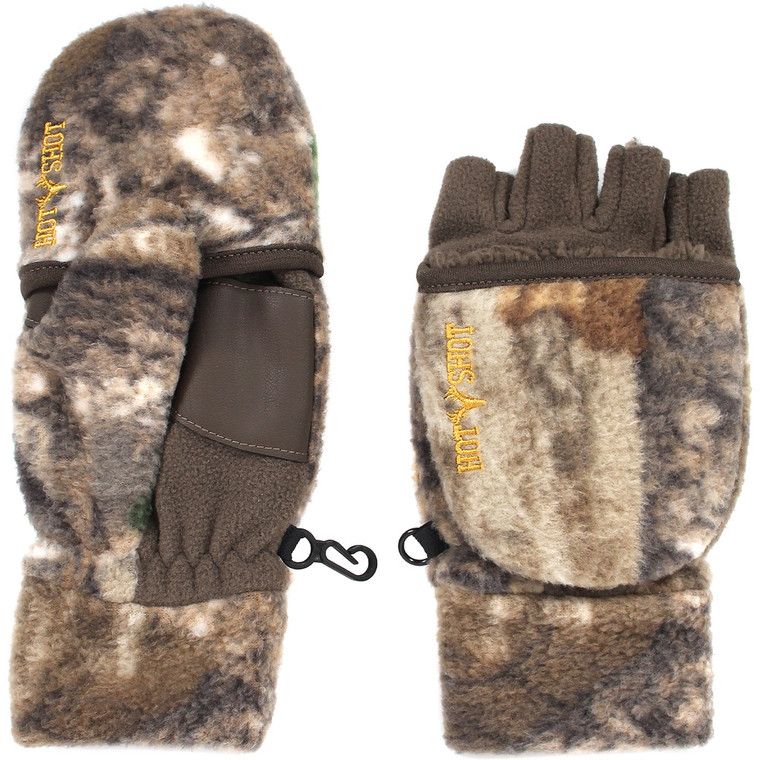 Hot Shot Youth Bulls-eye Pop-top Mitten L/X Realtree APX - B01-0E-255B-LX