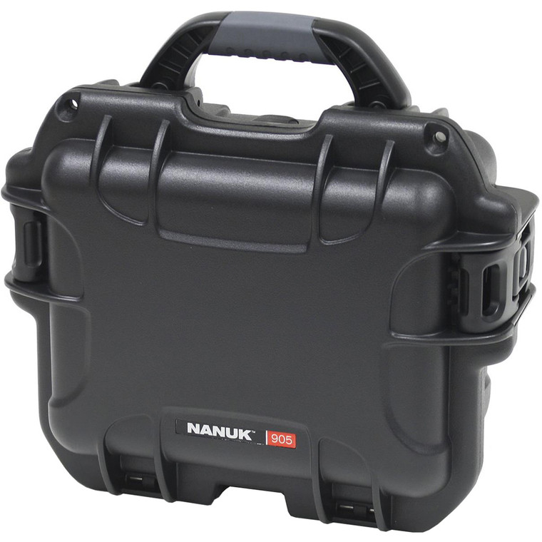 Nanuk Pistol and Accessory Hard Case w/Foam Black 9.4 in. x 7.4 in. x 5 in. - 905S-010BK-0A0