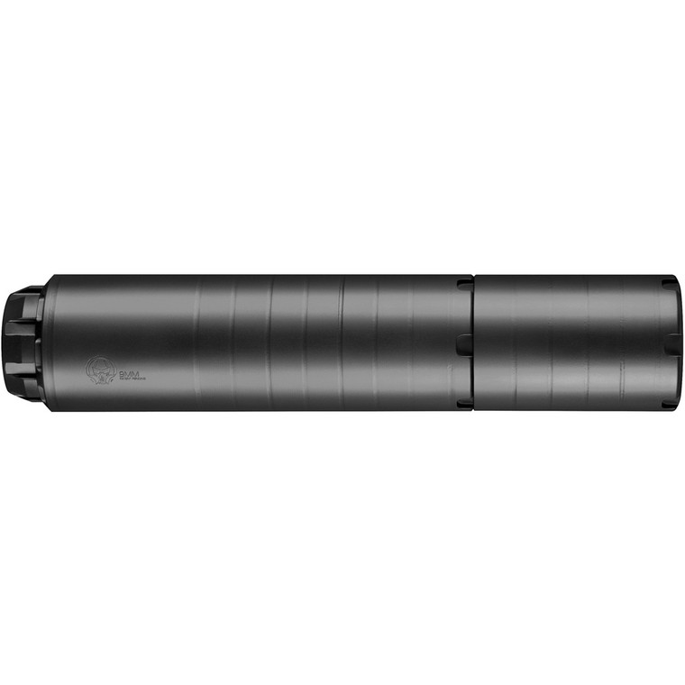 Dead Air Wolfman 9mm w/Direct Thread 1/2-28 Mount Black - WOLFMAN