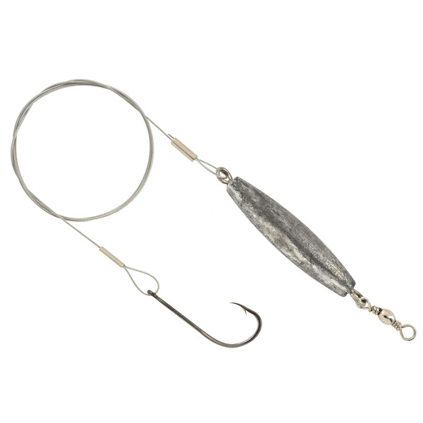 Sea Striker SSFR301OZ-1 Flounder - Rig wire leader 1oz weight #1 hook - SSFR301OZ-1