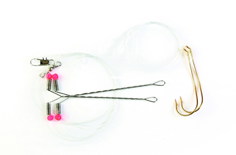 Eagle Claw 015H-6 Crappie Rig Auto - Rotating Two Gold Hook w/Spreader - 015H-6