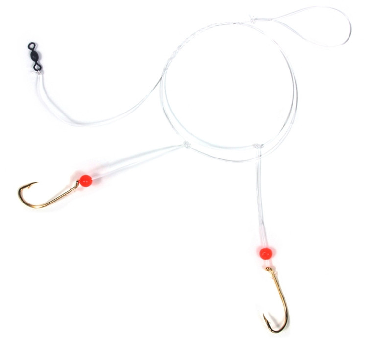 Sea Striker N8465-30G Sea Bass - Hi-Lo Rig, 2 - # 3/0 Gold Bait - N8465-30G Sea Striker N8465-30G Sea Bass - Hi-Lo Rig, 2 - # 3/0 Gold Bait - N8465-30G