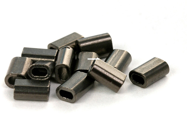 Billfisher MSS1.0B-25 Super Single - Sleeves Black 60-80Lb 25Pk - MSS1.0B-25