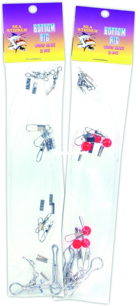 Sea Striker 2P-3PK 2-Drop Mono - Bottom Rig Plain 3Pk - 2P-3PK