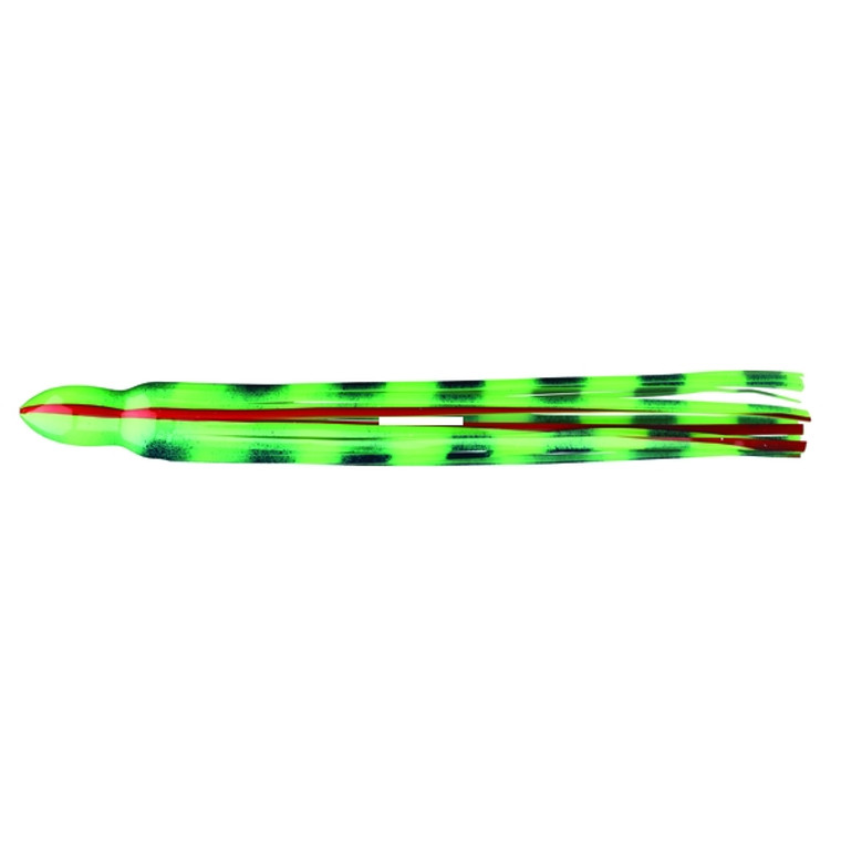 Fathom OC30-30 Octopus Trolling - Skirt, 1" x 9", Lumo Green with - OC30-30 Fathom OC30-30 Octopus Trolling - Skirt, 1" x 9", Lumo Green with - OC30-30