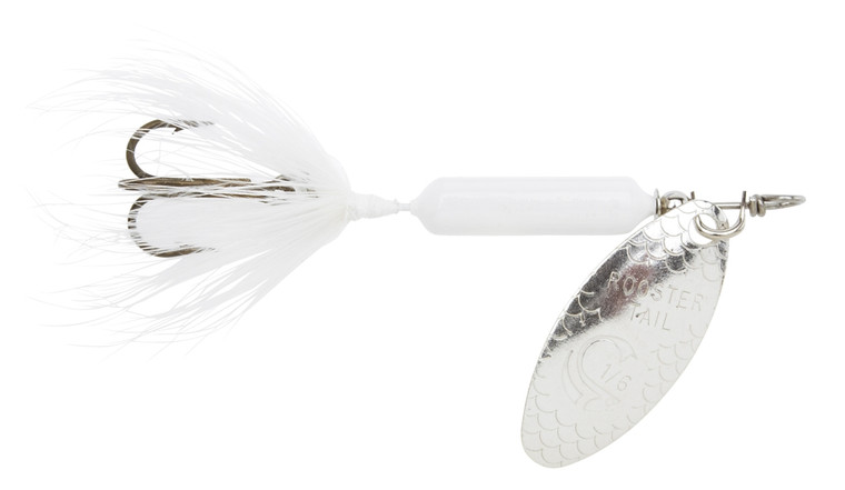 Wordens 214-SNOW Rooster Tail In - Line Spinner, 3", 3/8 oz, Treble - 214-SNOW Wordens 214-SNOW Rooster Tail In - Line Spinner, 3", 3/8 oz, Treble - 214-SNOW