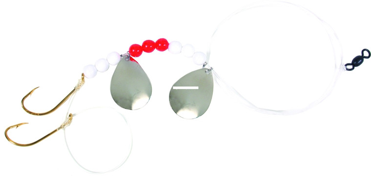 Sea Striker ZSBTR2-30G Striper - Drift Rig, Two 3/0 Gold Beak Hooks - ZSBTR2-30G Sea Striker ZSBTR2-30G Striper - Drift Rig, Two 3/0 Gold Beak Hooks - ZSBTR2-30G