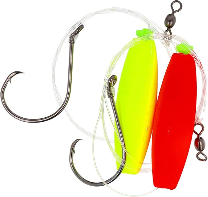 Eagle Claw CC-SANTEE-2 Cat Claw - Santee Rig Fire Tiger 8/0 - CC-SANTEE-2