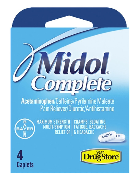 Marine Sports 1769 MIDOL COMPLETE - - 4 CAPLETS - 1769