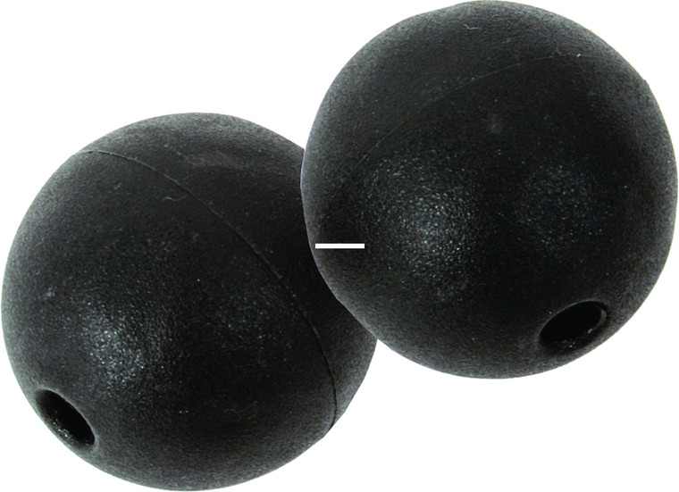 Black Marine BS-015 Outrigger Ball - Stops Plastic Pair - BS-015
