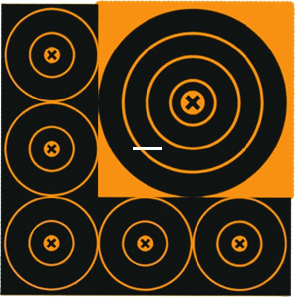 Birchwood Casey BC-36818 Big Burst - 8" & 4" Target 18/Pk - BC-36818