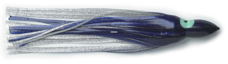 P-Line SQ95-251 Sunrise Squid Skirt - 9 1/2", Purple/Silver/Vrgtr, 1/Pack - SQ95-251