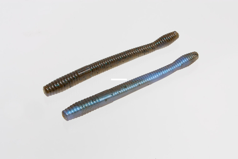 Zoom 114294-SP Magnum Finesse Worm - 5", 10Pk, Green Pumpkin Blue Flash - 114294-SP Zoom 114294-SP Magnum Finesse Worm - 5", 10Pk, Green Pumpkin Blue Flash - 114294-SP