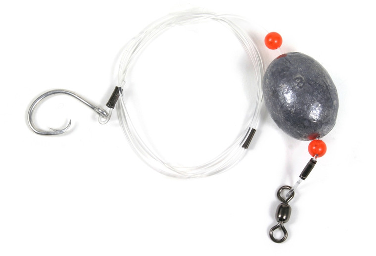 Sea Striker SRCH8 Circle Hook - Snapper Grouper Rig, 8oz Egg Sinker - SRCH8