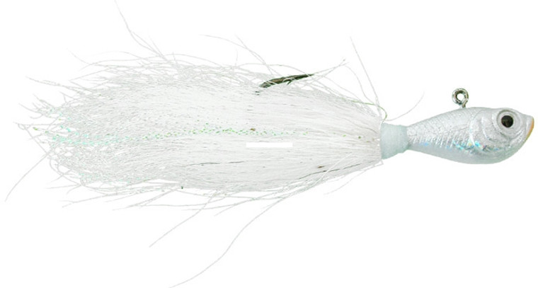 Spro SBTJW-4 Prime Bucktail Jig - 4oz, 8/0 Hook, White - SBTJW-4 Spro SBTJW-4 Prime Bucktail Jig - 4oz, 8/0 Hook, White - SBTJW-4