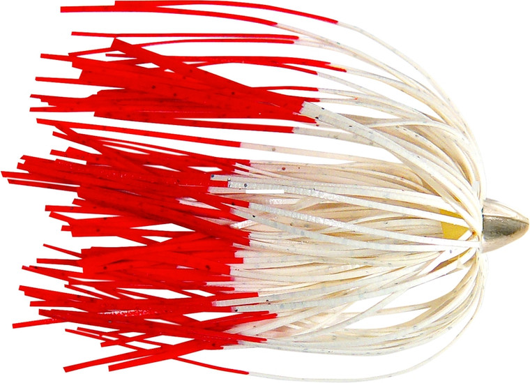 C&H CH-KR30U King Buster Kingfish - Pro-Rig, 1/8 oz Head, White/Red - CH-KR30U