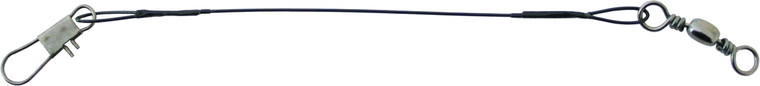 Boone 06672 Dark Nylon Coated - Leader 24" 40Lb Black - 6672