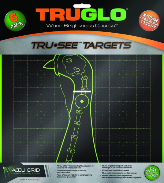 TRUGLO TG-TG12A6 Target Turkey - 12x12 6Pk - TG-TG12A6