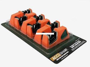 AccuSharp 083Tray Compact - Pull-Through Sharpener Orange/Green - 083TRAY