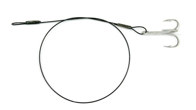 Sea Striker FMR Finger Mullet Rig - #2 Treble Hook, 3 - 12" Coated Wire - FMR