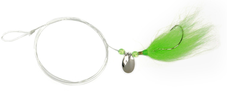 Sea Striker FK03 Fluke Killer Rig - Lime Green Silver Blade 1/0 Nickel - FK03