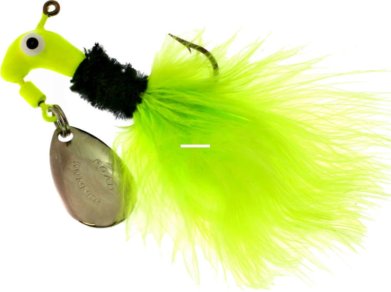 Road Runner 1002-030 Marabou Jig - w/Spinner, 1/16 oz - 1002-030