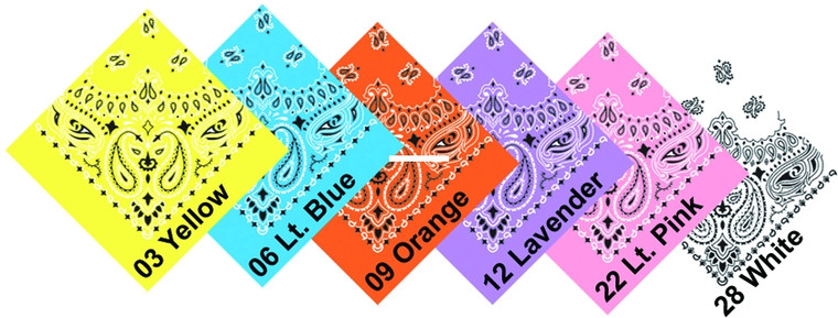 Carolina 51 Bandanna Light Asst -  - 51