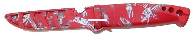 Evolution EV-BK4018 4" Bait - Knife-Red Reaper - EV-BK4018