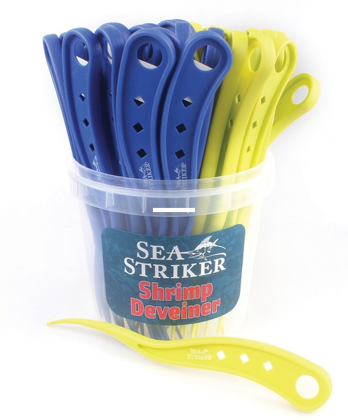 Sea Striker SSSDV-48 Shrimp - Deveiner, 48 pc Bucket Display - SSSDV-48