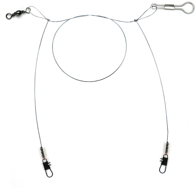 Sea Striker 2SP-UPC Steelon Bottom - Rig, 45 Lb Wire, 2-Drop, Plain 50 - 2SP-UPC Sea Striker 2SP-UPC Steelon Bottom - Rig, 45 Lb Wire, 2-Drop, Plain 50 - 2SP-UPC