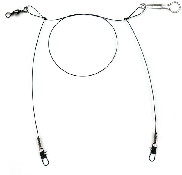 Sea Striker 2SP-BK Steelon Bottom - Rig, 45 Lb Wire, 2-Drop, Plain - - 2SP-BK
