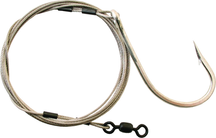Calcutta CSHK11/0 Shark Rig 11/0 - Hook w/480# Cable - CSHK11/0