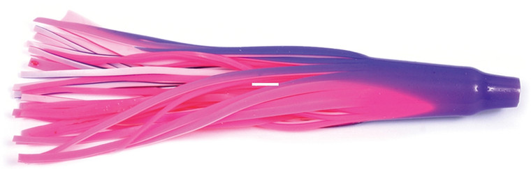 Billfisher TT610-PKPU Tuna Tail - Skirt, 6", Pink/Purple, 10/Pack - TT610-PKPU