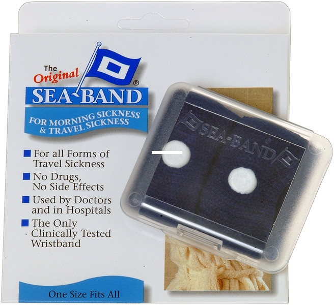 Sea Band 1811 Motion Sickness - Relief, Reusable Wrist Bands, Pair - 1811