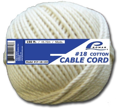 Promar CT-72-220 Cotton Cable Cord - #72 220ft 16oz "Staging Twine" - CT-72-220
