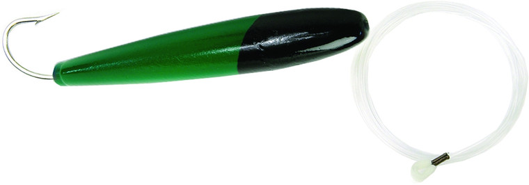 Sea Striker 896 Rigged Cedar Plug - 6", 10/0 Hook, 8 Ft 150 Lb Mono - 896 Sea Striker 896 Rigged Cedar Plug - 6", 10/0 Hook, 8 Ft 150 Lb Mono - 896