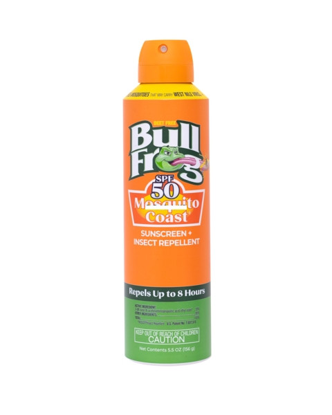 Bullfrog 21107 Mosquito Coast SPF50 - Continuous Spray Broad Spectrum - 21107