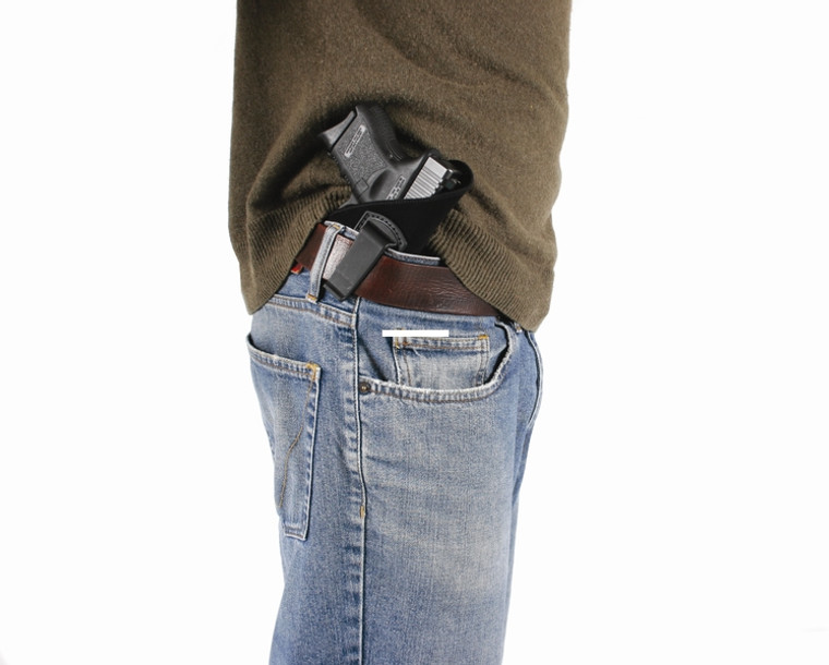 Blackhawk 73IP00BK-L ISP Holster - 2-3" Barrel Sm/Med DA Revolver ex - 73IP00BK-L