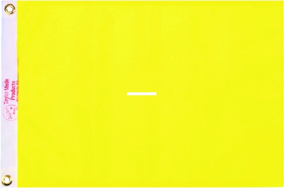 Taylor Made 32185 Quarentine Flag - Yell 12"x18" - 32185