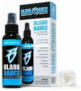 Boat Bling BS_GLASS0004_KIT Glass - Sauce Kit W/Towel 4oz - BS_GLASS0004_KIT