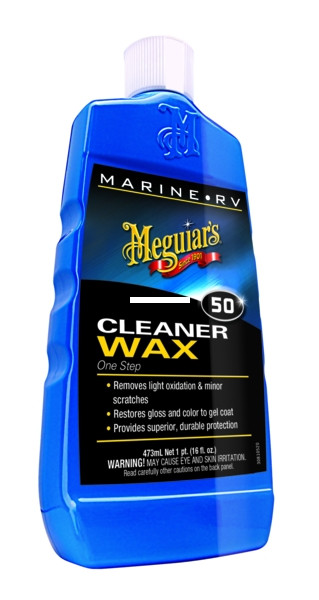 Meguiar's M5016 Boat/RV Cleaner Wax - Liquid 16oz - M5016