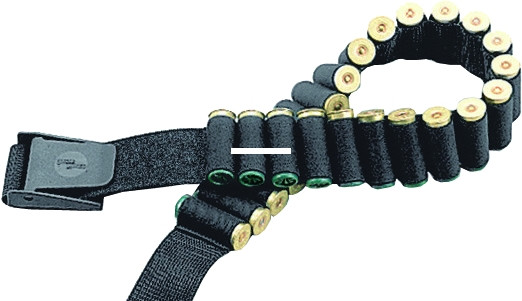 Uncle Mike's 88051 Cartridge Belt - Shotgun Nylon Web Black - 88051