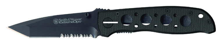 Smith & Wesson CK5TBS Extreme Ops - Liner Lock Folding Knife, Black - CK5TBS