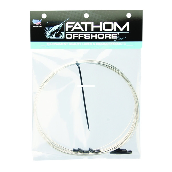 Fathom CBL-480 Cable 49 Strand SS - 480lb 30' Coil w/12 Oxide/ Copper - CBL-480