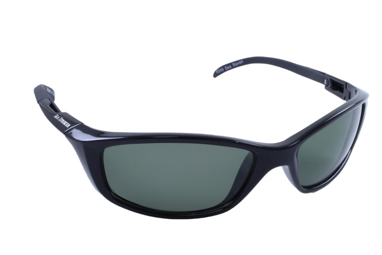 Sea Striker 24901 Sea Raven Black - Frame/Grey Polarized Lenses Sunglass - 24901