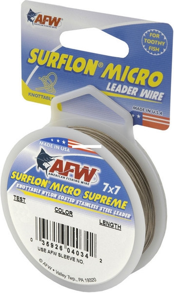 AFW DM49-65-A SurflonMicroSupreme - Nylon Coated 7x7 Stainless Leader - DM49-65-A
