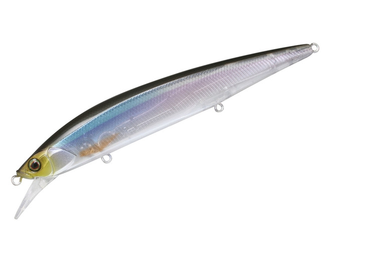 Jackall JRERA110MR-GW Rerange 110MR - 4 1/3" Jerkbait 1/2oz, Ghost - JRERA110MR-GW