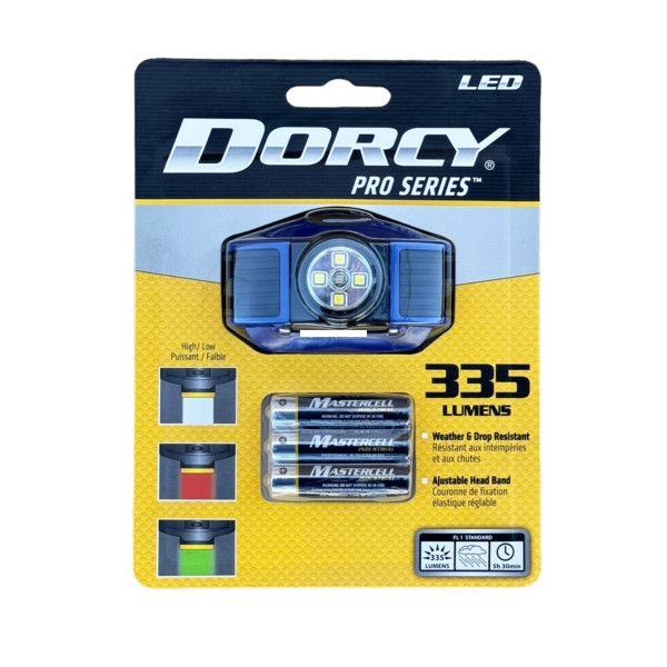 Dorcy 41-2093 3AAA Multi Function - 10 LED Headlight, Pivoting Head - 41-2093