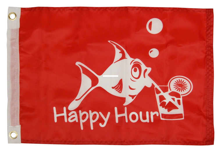 Taylor Made 5418 12X18 Happy Hour - Flag - 5418