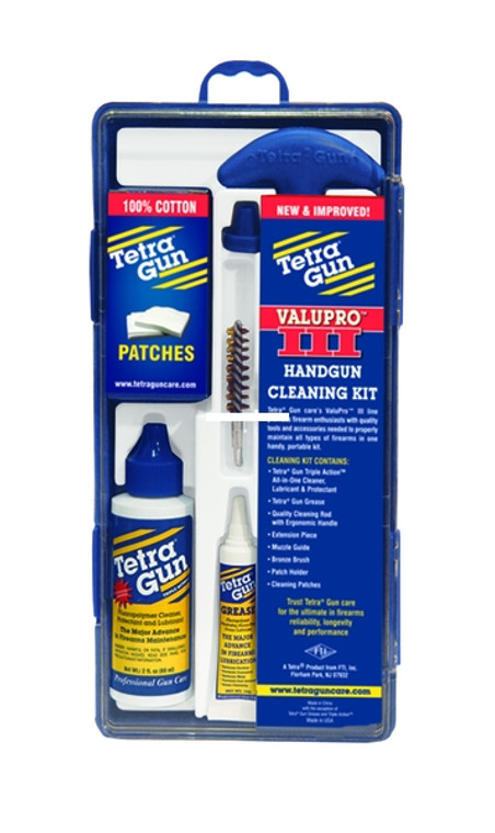 Tetra 715i ValuPro III cleaning kit - for 9mm: rod, bronze brush, cotton - 715I
